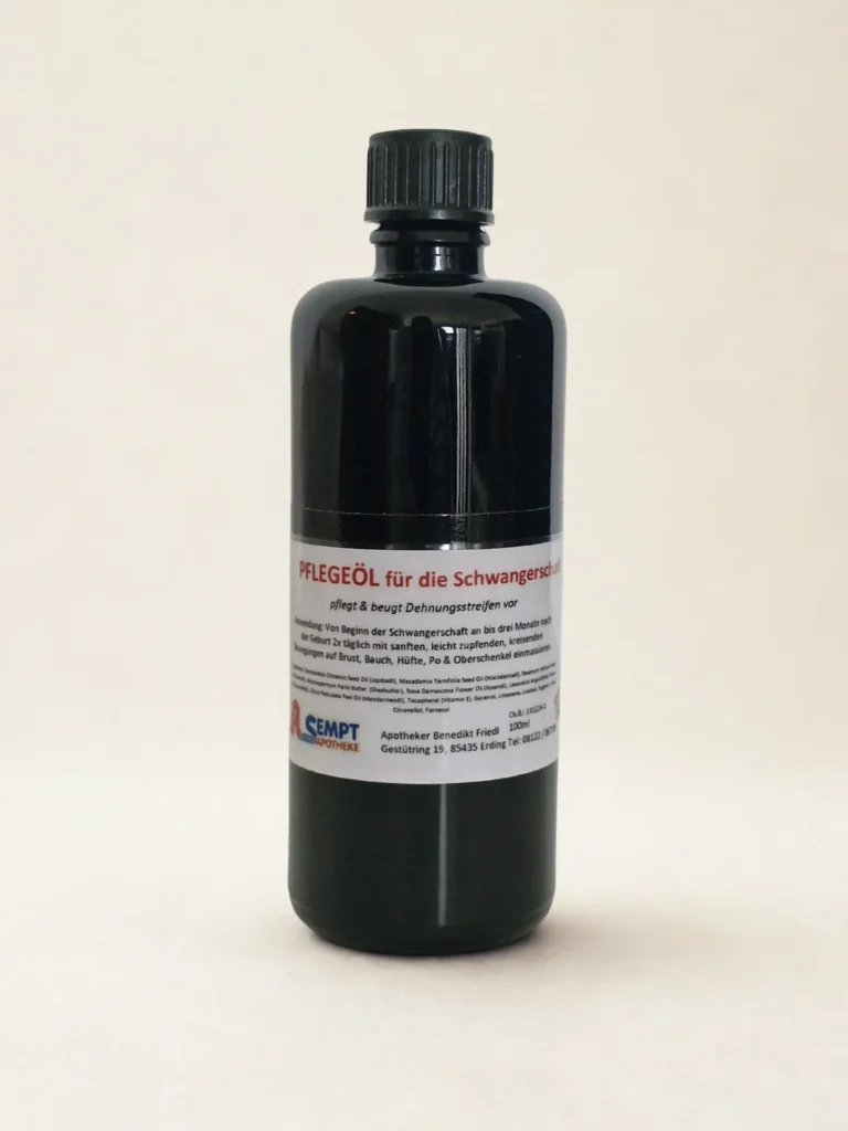 Pflegeöl in der Schwangerschaft - Apothekenlinie der Sempt Apotheke