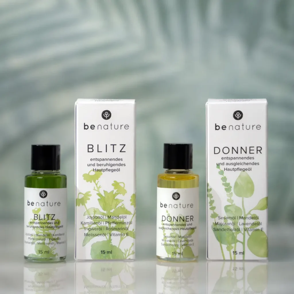 benature Hautöle "Blitz" und "Donner"